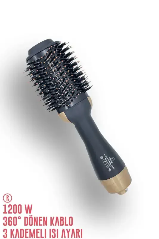 Hair Styler And Hair Straightener Blow Dryer Brush New Model Gold Color ONE202101-Gold - 6