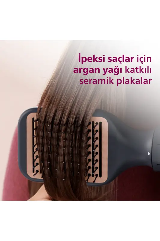 Hair Styling and Drying Set Bha530/00, Argan Oil Ceramic Coating, 5 Attachments, 3 Heat and Speed Settings - 5