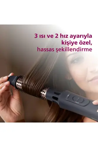 Hair Styling and Drying Set Bha530/00, Argan Oil Ceramic Coating, 5 Attachments, 3 Heat and Speed Settings - 10