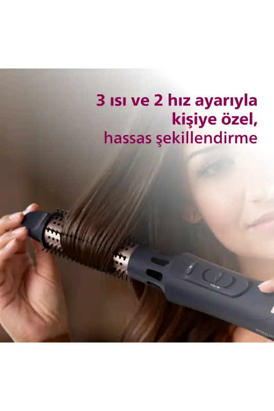 Hair Styling and Drying Set Bha530/00, Argan Oil Ceramic Coating, 5 Attachments, 3 Heat and Speed Settings - 10