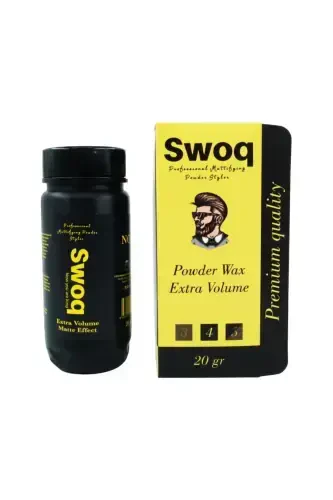 Hair Styling Powder Wax No: 2 & Yüzyedi Professional Brush & Styling Comb - SWOQ (1)