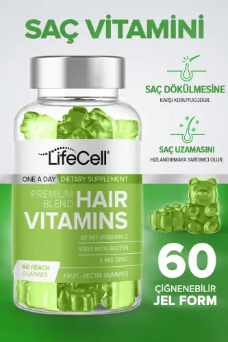 Hair Vitamins Vitamin C Biotin Zinc - Hair Vitamin - Dietary Supplement - 1