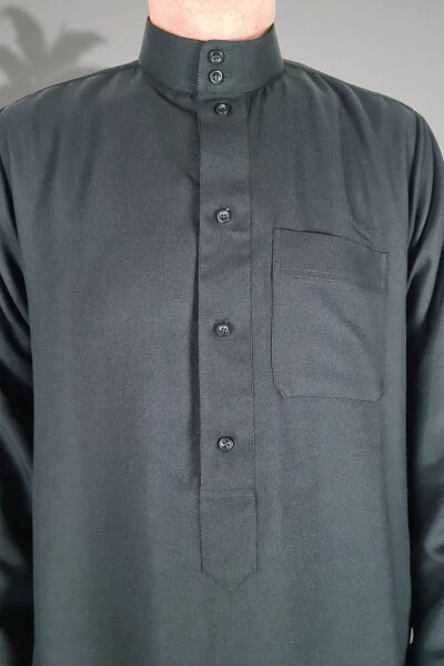 Haj va umra kiyimlari, erkaklar kiyimi, uzun yengli, oldingi ochilmagan, tugmasi yo'q, cho'ntakli - 4