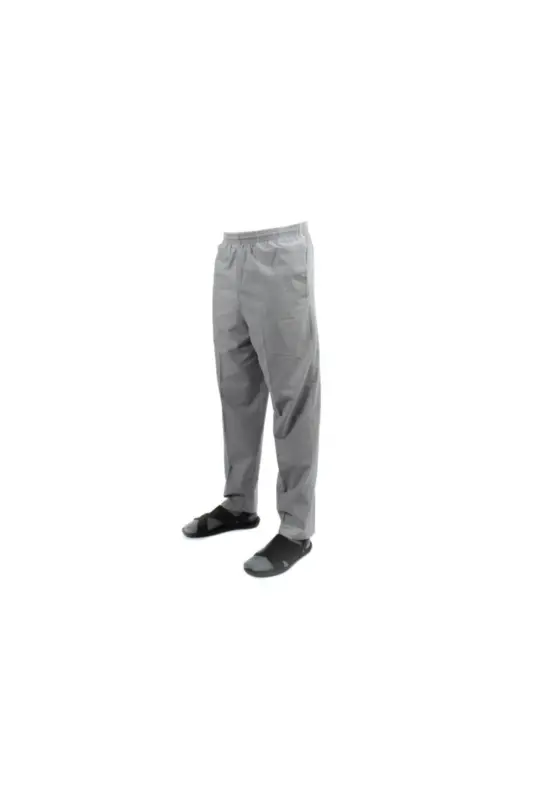 Hajj and Umrah Outfit Shantung Half Pants Gray - 2