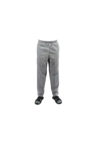 Hajj and Umrah Outfit Shantung Half Pants Gray - 1