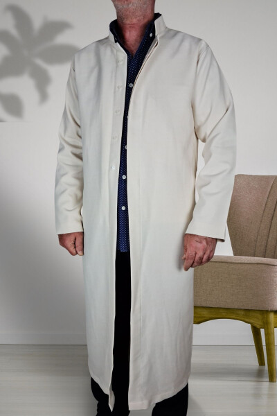 Hajj Umra liboslari/Old tomon tugmalari yashiringan va cho'ntaksiz uzun qo'lli cho'ntakli/Namoz jomadon - 5