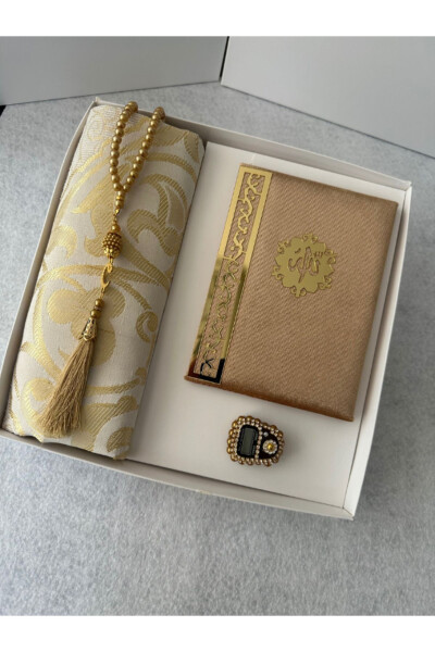 Hajj Umrah Gift Prayer Rug Set - MARKAPOLIN