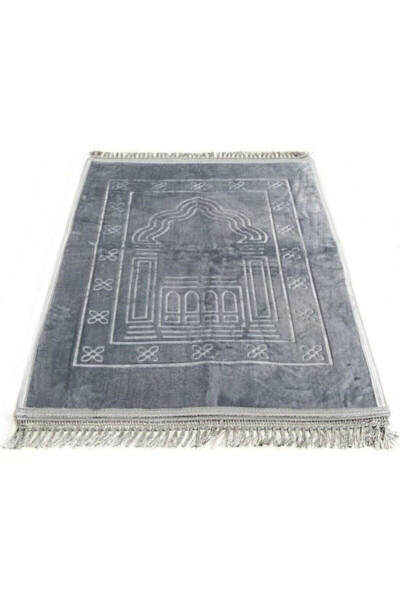 Hajj World Luxury Thick Soft Plush Prayer Rug Non-Slip - GENEL MARKALAR