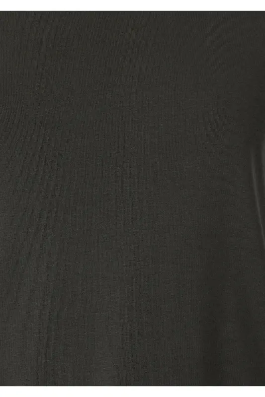 Haki Basic Tişört Semi Slim Fit / Yarı Dar Kesim 1612916-71553 - Haki - 8