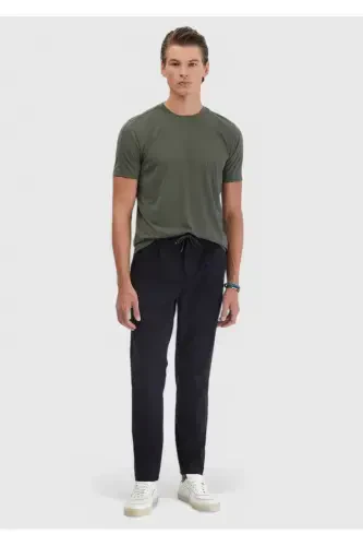 Haki Bisiklet Yaka T-Shirt - RAMSEY (1)