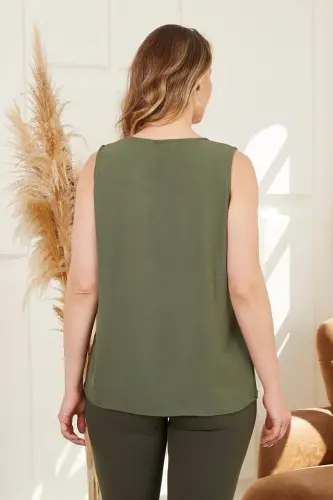 Haki Büyük Beden Atlet - 4