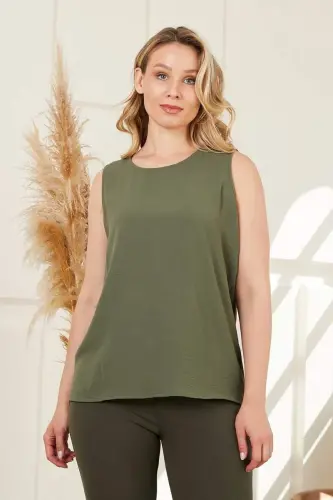 Haki Büyük Beden Atlet - 1