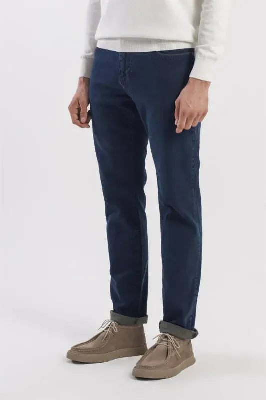 Haki Comfort Fit Cotton Jean Denim Pants - 3