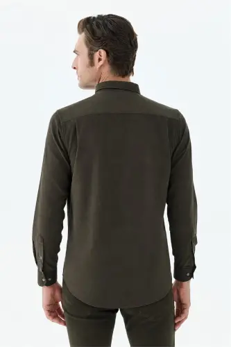 Haki Comfort Fit Spor 5 cep Pantolon - Jakamen (1)