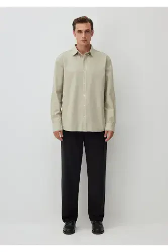 Haki Gömlek Regular Fit / Normal Kesim 0211126-70146-Gri - 1
