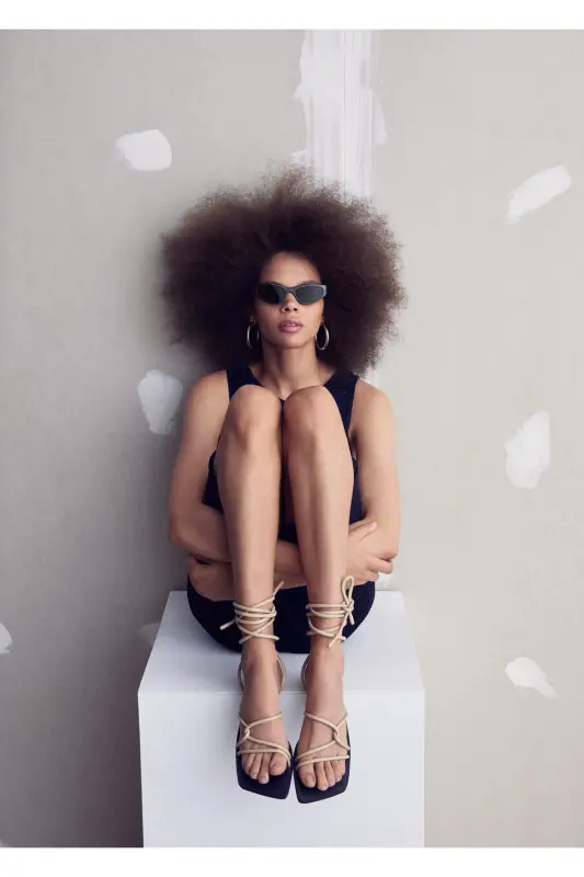 HAKİ Kadın Yetişkin Sandalet 37010741-HAKİ - 5