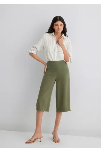 Haki Kısa Pantolon 1010794-71561 - Yeşil-71561 