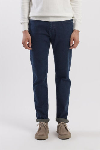 Haki Comfort Fit Pamuklu Jean Kot Pantolon - 1