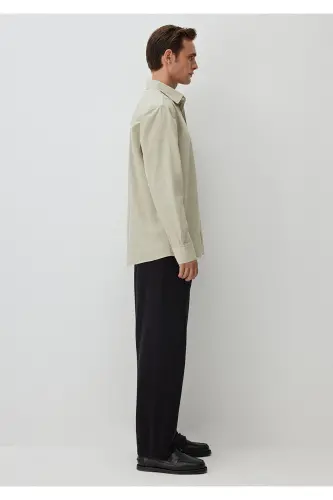 Haki Ko'ylak Regular Fit / Normal Kesim 0211126-701 - MAVI (1)