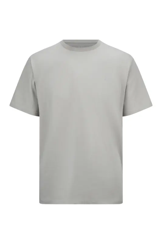 Haki Regular Fit Pamuklu Bisiklet Yaka Tişört-Haki - 1