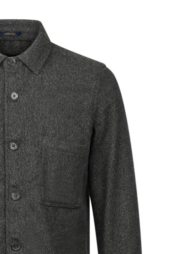 Haki Regular Fit Paxtadan Overshirt Ko'ylak Kurtka-Ha - 3