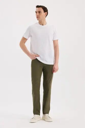 Haki Slim Fit 5 Cep Spor Pantolon - 2