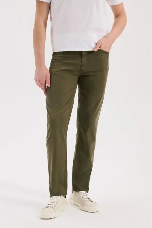 Haki Slim Fit 5 Çöntakli Sport Shim - 1