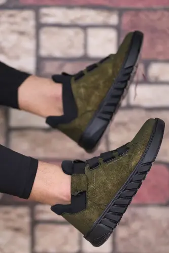 Haki Unisex Sneaker Bot 0012383-Haki 