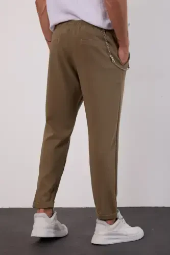 Haki Yengil Keng Kesimli Mavsumiy Jogger Shim-HAKI - 7