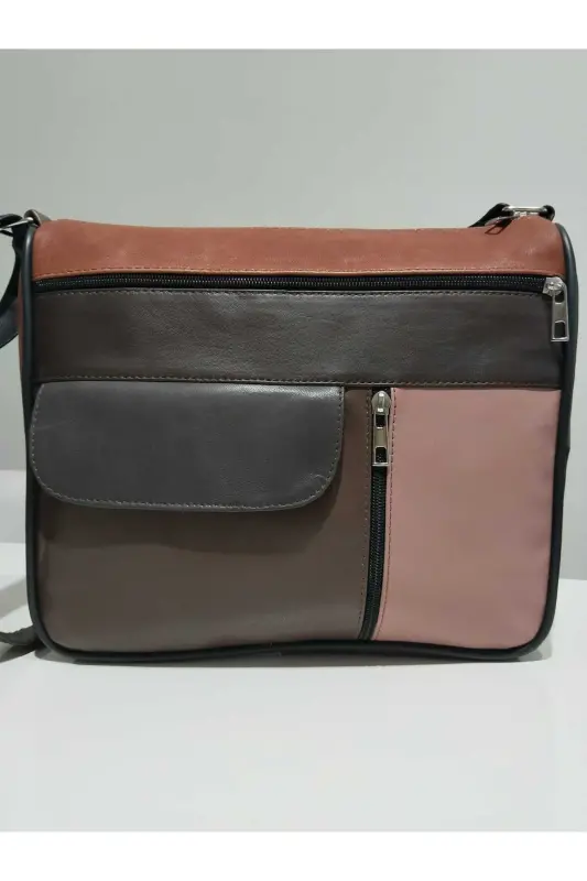 HAKİKİ DERİ ADIN ÇANTA (27CM X 25CM)-Çok Renkli 29 - ATTER