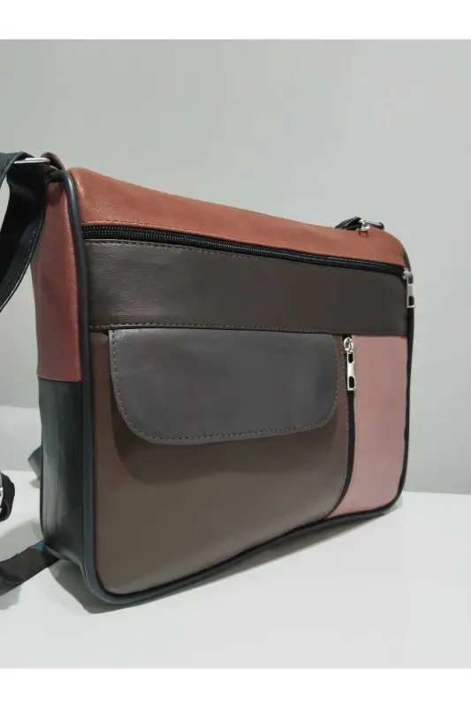 HAKİKİ DERİ ADIN ÇANTA (27CM X 25CM)-Çok Renkli 29 - 2