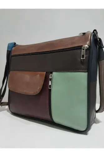 HAKİKİ DERİ ADIN ÇANTA (27CM X 25CM)-Çok Renkli 31 - 3