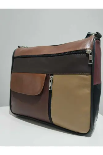 HAKİKİ DERİ ADIN ÇANTA (27CM X 25CM)-Çok Renkli 33 - 3