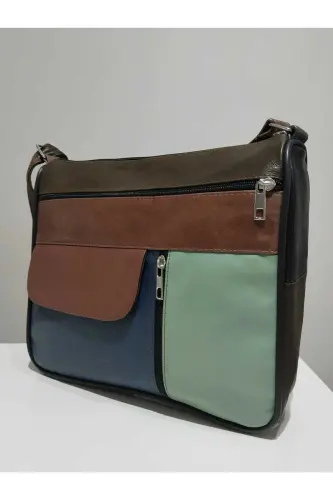 HAKİKİ DERİ ADIN ÇANTA (27CM X 25CM)-Çok Renkli 34 - 3