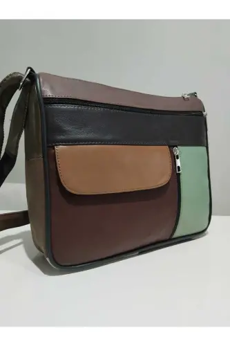 HAKİKİ DERİ ADIN ÇANTA (27CM X 25CM)-Çok Renkli 37 - ATTER (1)