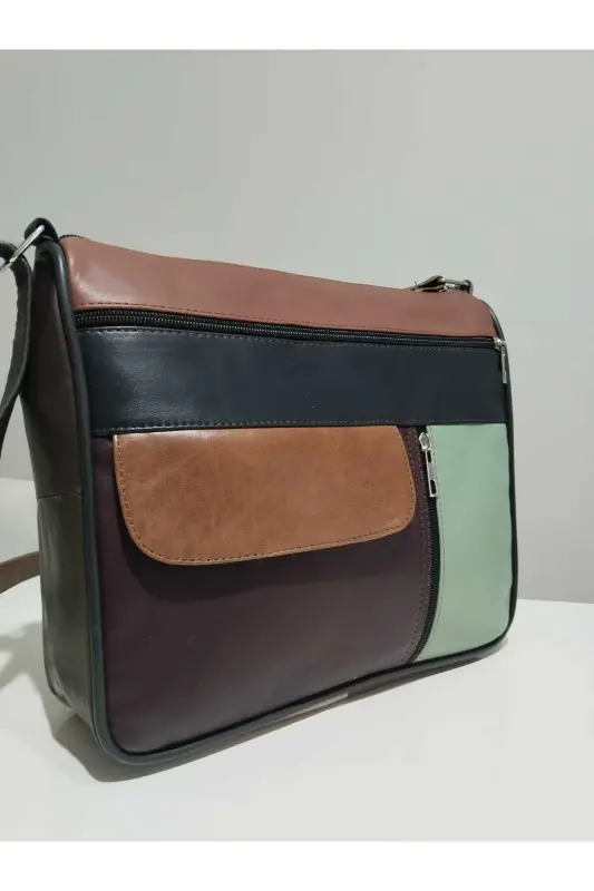 HAKİKİ DERİ ADIN ÇANTA (27CM X 25CM)-Çok Renkli 38 - 2