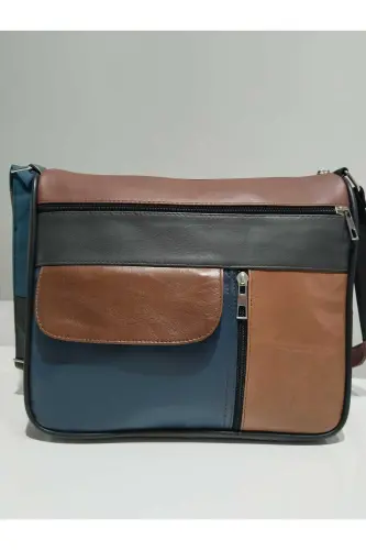 HAKİKİ DERİ ADIN ÇANTA (27CM X 25CM)-Çok Renkli 39 