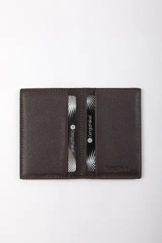 Hakiki Deri Erkek Kartlık Kahverengi-2305t-KAHVE - 8