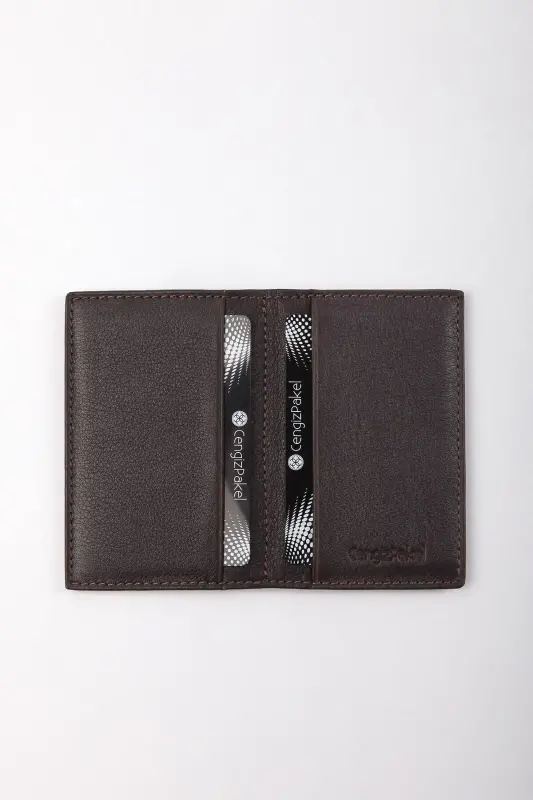 Hakiki Deri Erkek Kartlık Kahverengi-2305t-KAHVE - 8