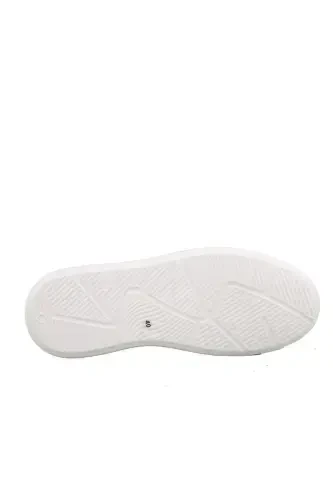Hakiki Deri Erkek Sneaker Casual Günlük Ayakkabı-Beyaz1 - PIERRE CARDIN (1)