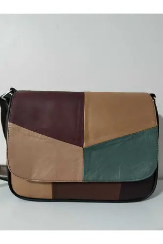 HAKİKİ DERİ KADIN ÇANTA (25CM X 20CM)-CANLI TOPRAK RENKLER 11 - ATTER (1)