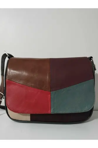 HAKİKİ DERİ KADIN ÇANTA (25CM X 20CM)-CANLI TOPRAK RENKLER 12 