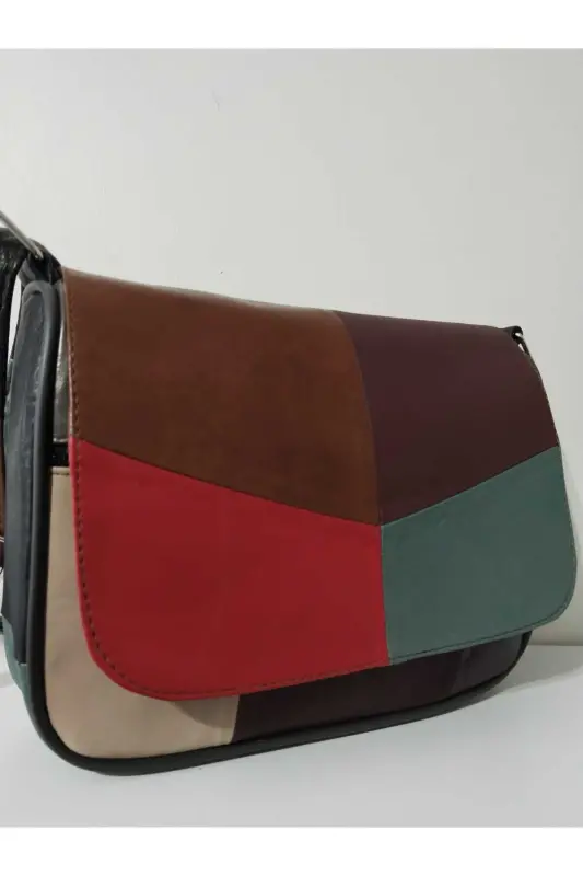 HAKİKİ DERİ KADIN ÇANTA (25CM X 20CM)-CANLI TOPRAK RENKLER 12 - 2