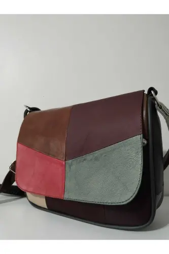 HAKİKİ DERİ KADIN ÇANTA (25CM X 20CM)-CANLI TOPRAK RENKLER 12 - 3