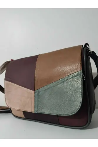 HAKİKİ DERİ KADIN ÇANTA (25CM X 20CM)-CANLI TOPRAK RENKLER 13 - 3