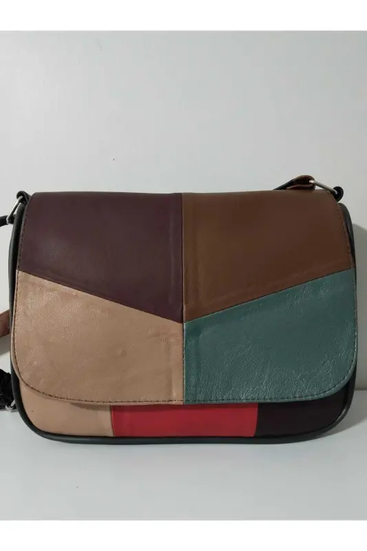 HAKİKİ DERİ KADIN ÇANTA (25CM X 20CM)-CANLI TOPRAK RENKLER 15 - ATTER
