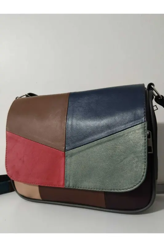 HAKİKİ DERİ KADIN ÇANTA (25CM X 20CM)-CANLI TOPRAK RENKLER 16 - 3