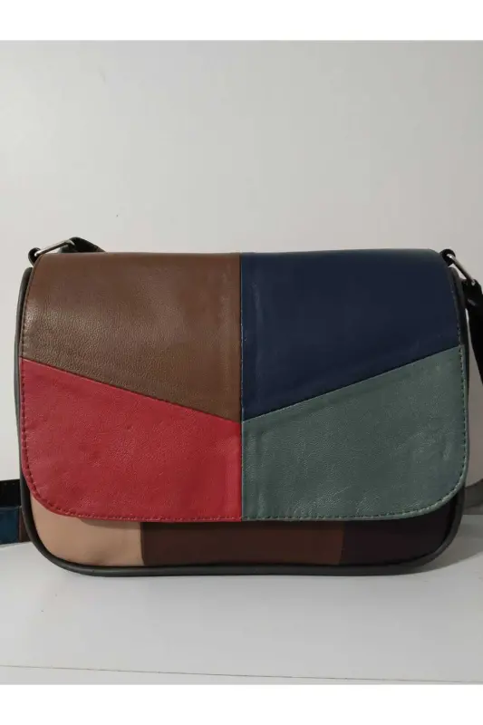 HAKİKİ DERİ KADIN ÇANTA (25CM X 20CM)-CANLI TOPRAK RENKLER 16 - ATTER