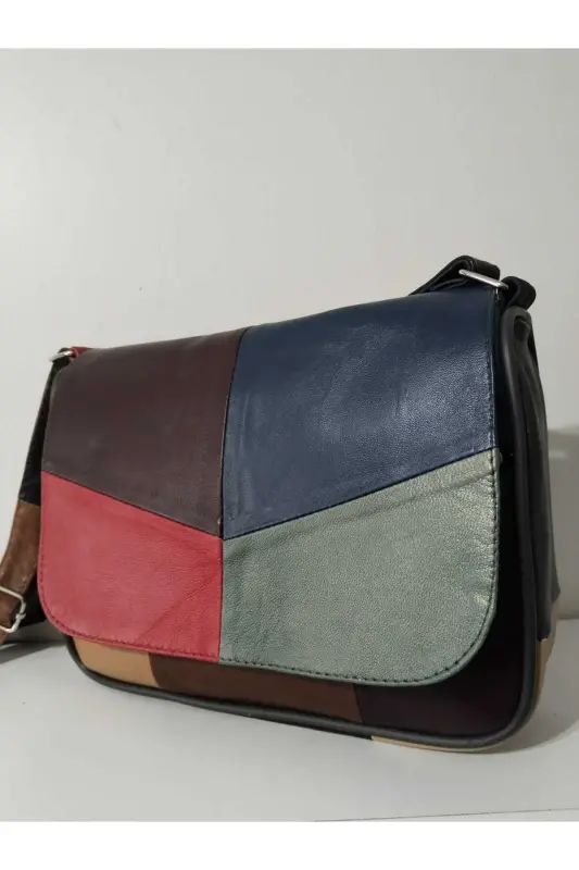 HAKİKİ DERİ KADIN ÇANTA (25CM X 20CM)-CANLI TOPRAK RENKLER 17 - 3