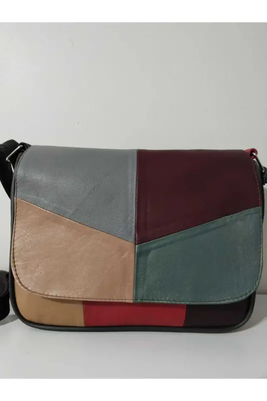 HAKİKİ DERİ KADIN ÇANTA (25CM X 20CM)-CANLI TOPRAK RENKLER 18 - ATTER